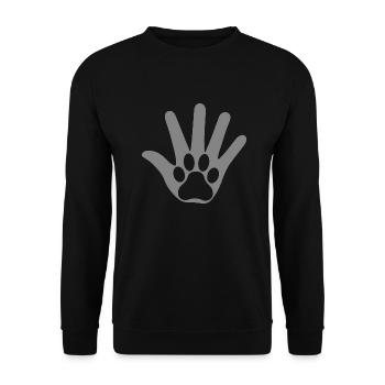 Main - Sweat-shirt Unisexe - noir - Devant - Alina (178cm) & Michal (187cm)