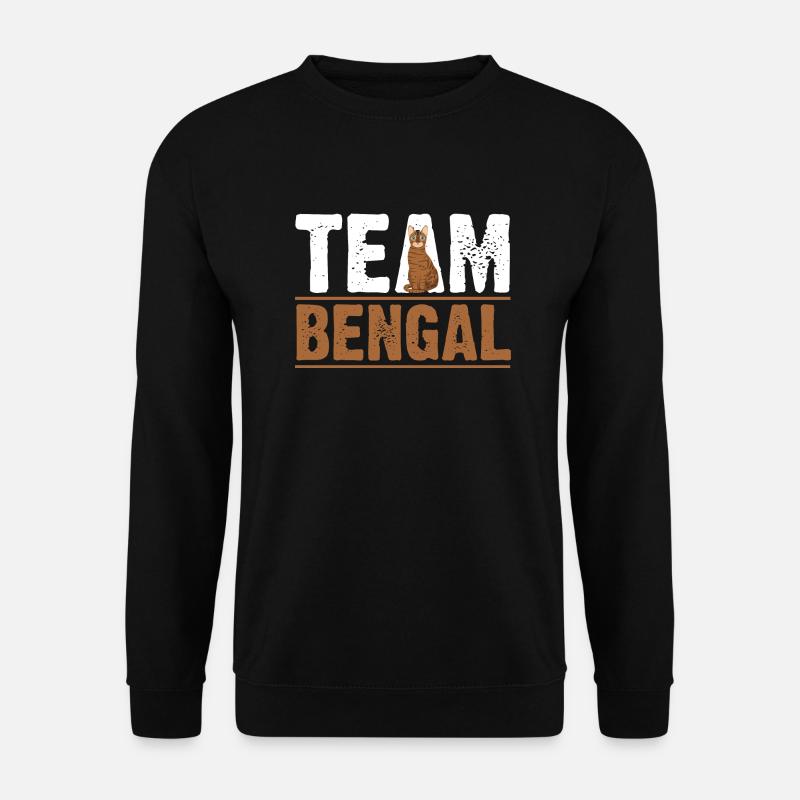 Katze Bengalkatze - Unisex Pullover - Schwarz