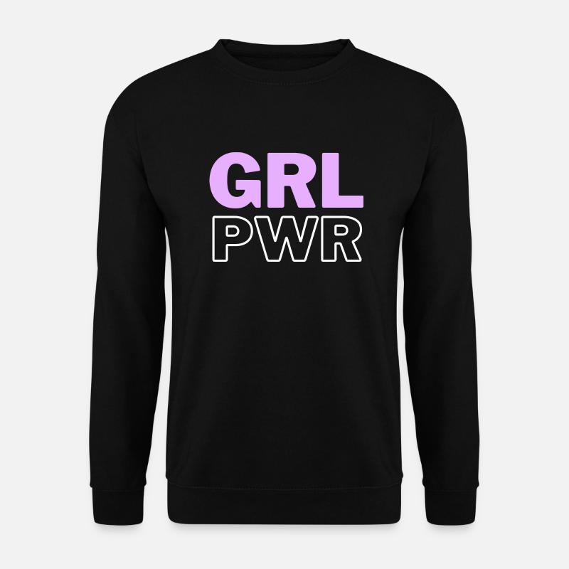 Girl Power Modern - Unisex Pullover - Schwarz