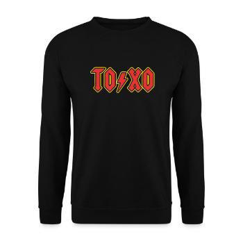 TOXO - Unisex Pullover - Schwarz - Vorne - Alina (178cm) & Michal (187cm)