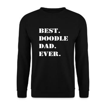 Hund Dog - Unisex Sweatshirt - black - Front - Alina (178cm) & Michal (187cm)
