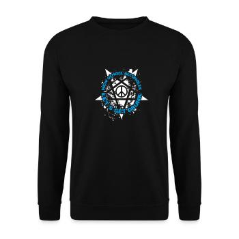 New school NEW SCHOOL ALCOHOLIX - Unisex Pullover - Schwarz - Vorne - Alina (178cm) & Michal (187cm)