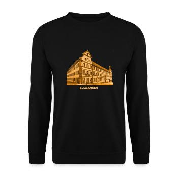 Ellwangen Rathaus Ostalb Baden-Württemberg - Sweat-shirt Unisexe - noir - Devant - Alina (178cm) & Michal (187cm)