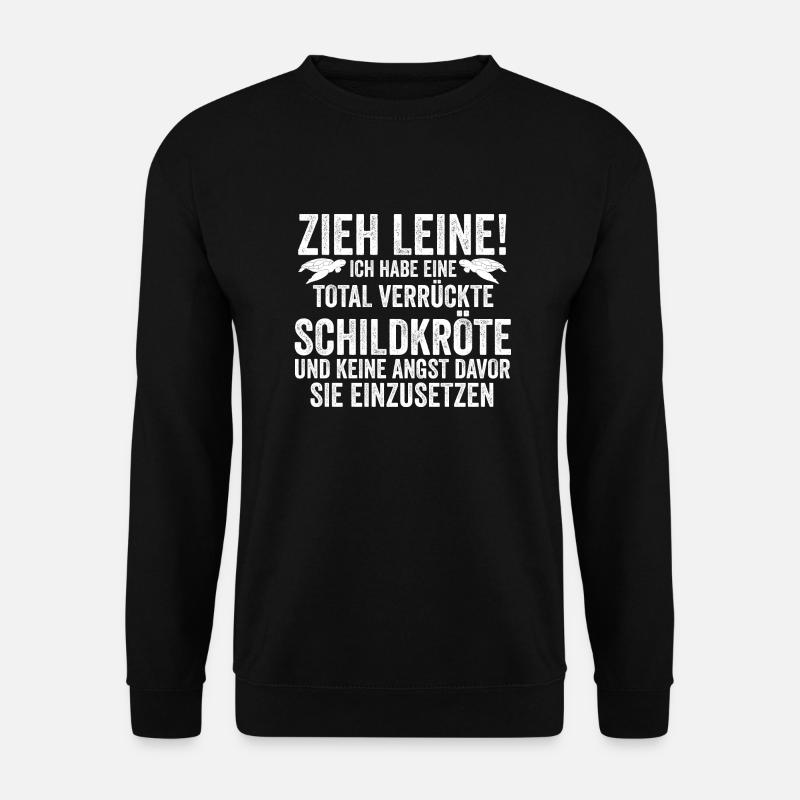 Schildkröte Schildkröten - Unisex Pullover - Schwarz
