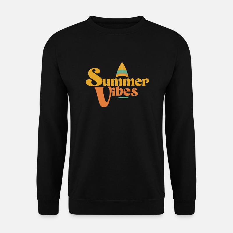 summer vibes - Unisex Pullover - Schwarz
