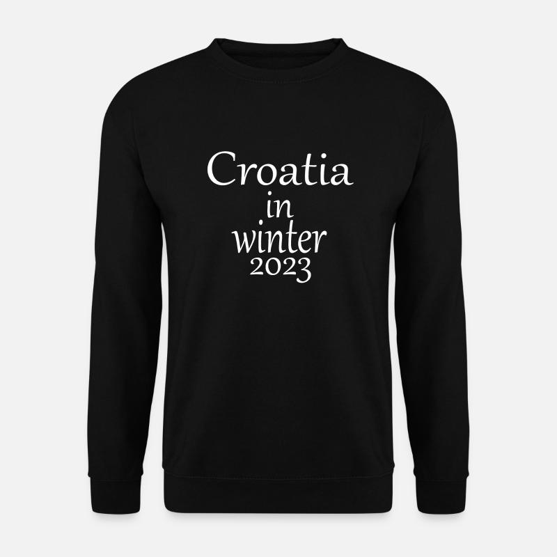 Croatia in winter 2023 - Unisex Pullover - Schwarz