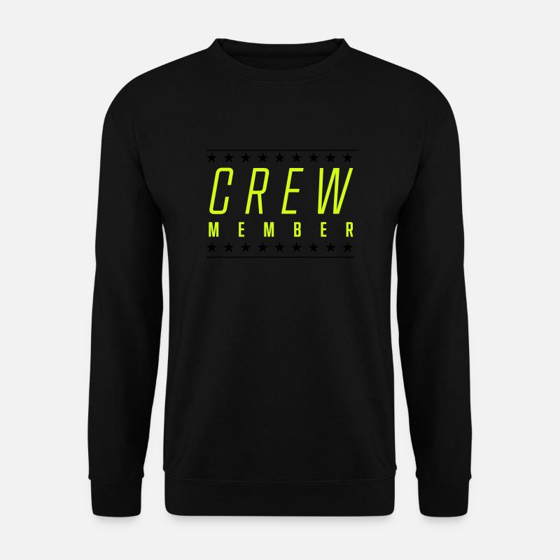 crew member - Unisex Pullover - Schwarz