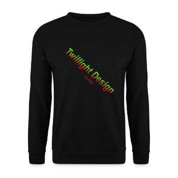 Logo Twillight Design - Unisex Pullover - Schwarz - Vorne - Alina (178cm) & Michal (187cm)
