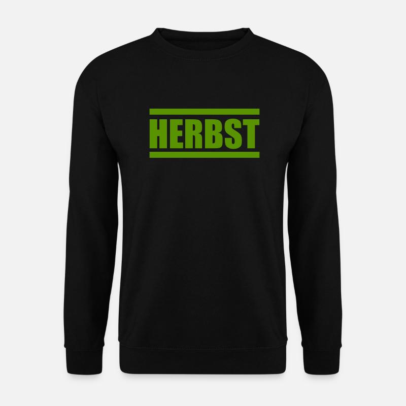 herbst - Unisex Pullover - Schwarz