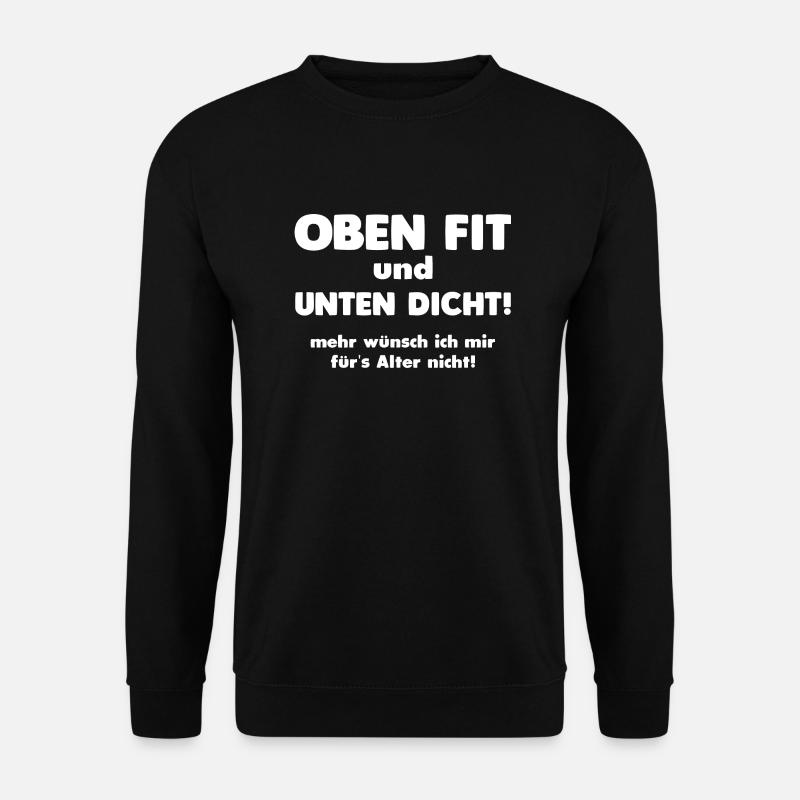 Unten Dicht! - Unisex Pullover - Schwarz