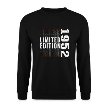 Édition limitée 1952 - génial 71e anniversaire - Sweat-shirt Unisexe - noir - Devant - Alina (178cm) & Michal (187cm)