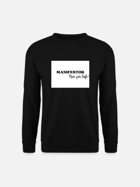 Human Design Energietyp Strategie Manifestor - Unisex Pullover - Schwarz