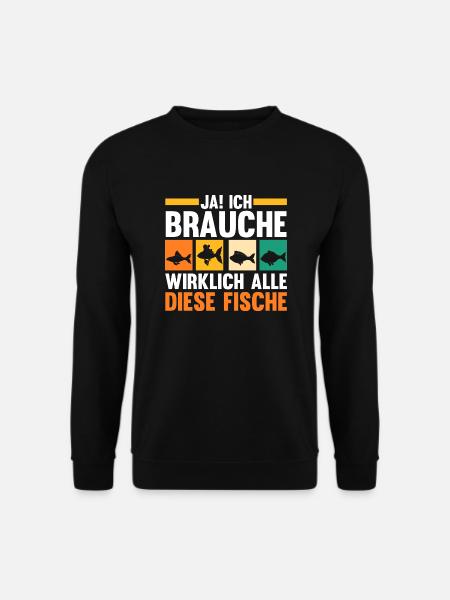 Aquarium Aquaristik Fische - Unisex Pullover - Schwarz