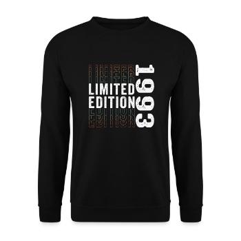 Limited Edition 1993 - Awesome 30th Birthday - Unisex Sweatshirt - black - Front - Alina (178cm) & Michal (187cm)
