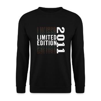 Édition limitée 2011 - Génial 12e anniversaire - Sweat-shirt Unisexe - noir - Devant - Alina (178cm) & Michal (187cm)