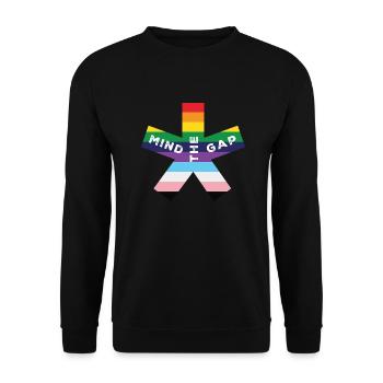 blockedTitle - Unisex Pullover - Schwarz - Vorne - Alina (178cm) & Michal (187cm)