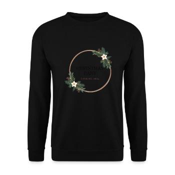 Christmas baby - Unisex Sweatshirt - black - Front - Alina (178cm) & Michal (187cm)