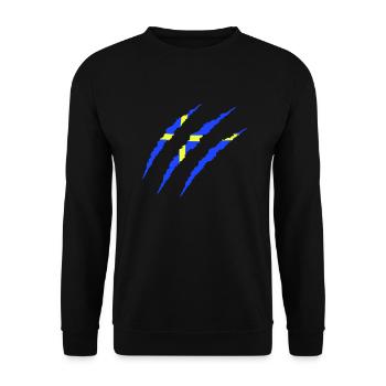 krallen sweden - Unisex Pullover - Schwarz - Vorne - Alina (178cm) & Michal (187cm)