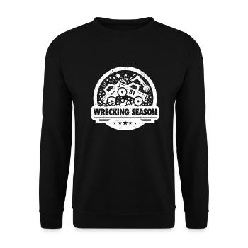 Wrecking Season - Chemise de fan Demolition Derby - Sweat-shirt Unisexe - noir - Devant - Alina (178cm) & Michal (187cm)