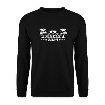 malle 2024 - Unisex Pullover - Schwarz - Vorne - Alina (178cm) & Michal (187cm)