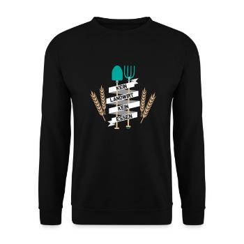 Kein Landwirt Kein Essen Bauernhof Bauer - Unisex Pullover - Schwarz - Vorne - Alina (178cm) & Michal (187cm)