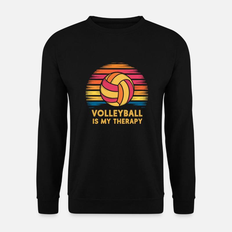 Volleyball - Unisex Pullover - Schwarz