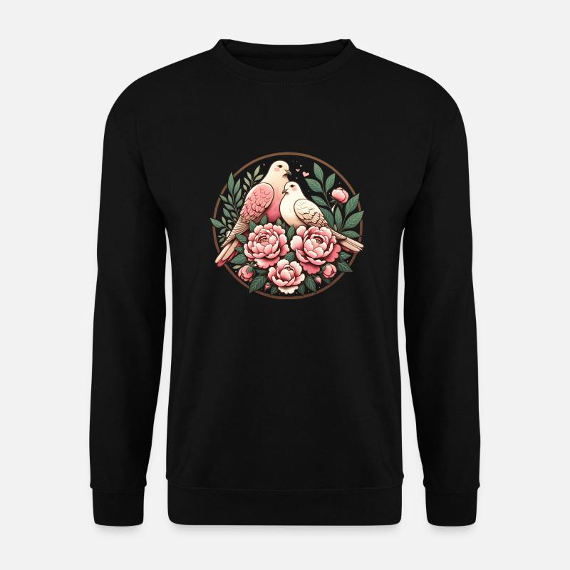 Trauernde Tauben - Unisex Pullover - Schwarz