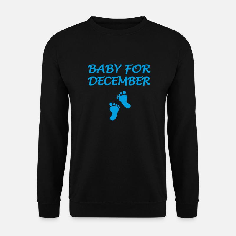 Baby für DEZEMBER - Unisex Pullover - Schwarz