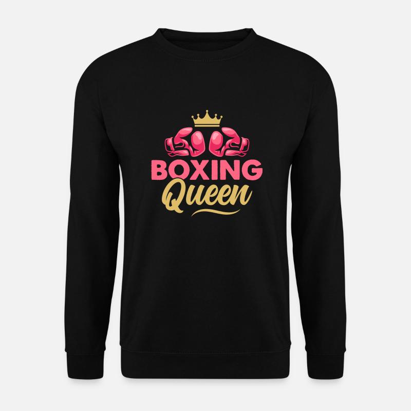 Boxing Queen Boxer Training - Unisex Sweatshirt - black