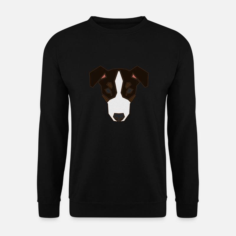 Jack Russell Faces 4a - Unisex Sweatshirt - black