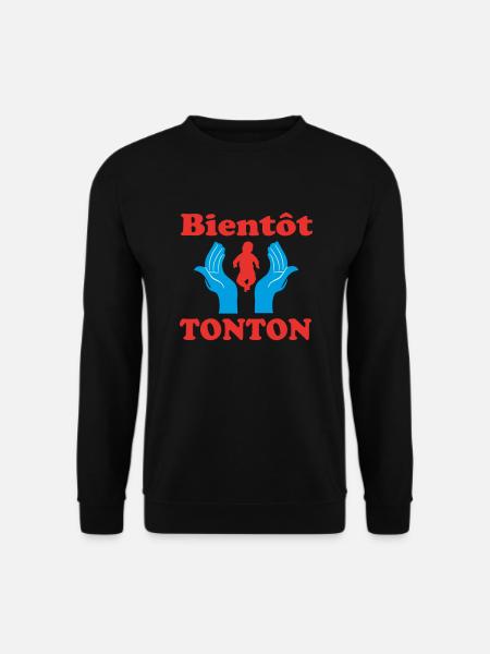SOON TO BE UNCLE - Unisex Sweatshirt - black