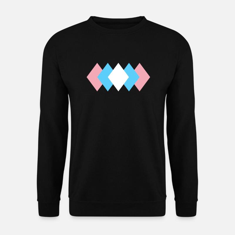 Subtle Transgender Pride - Unisex Sweatshirt - black