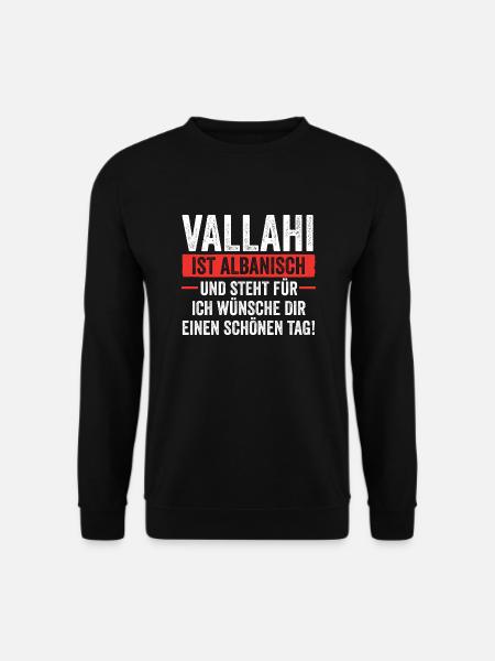 Albaner Albanisch Albanien - Unisex Pullover - Schwarz