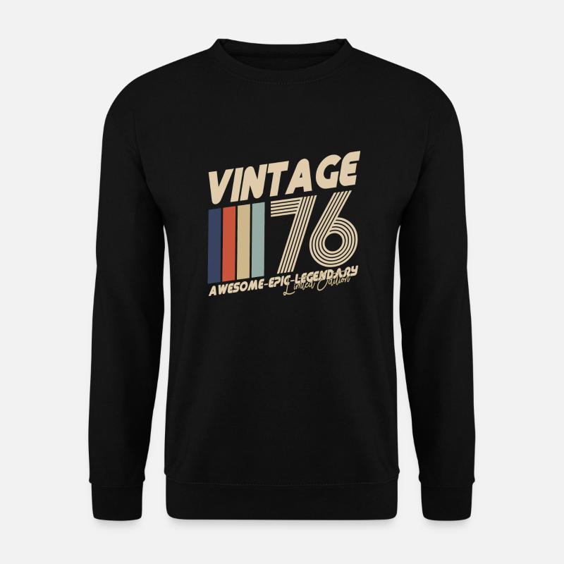 1976 - Unisex Pullover - Schwarz