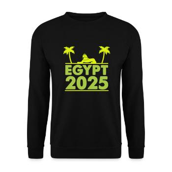 egypt 2025 - Unisex Pullover - Schwarz - Vorne - Alina (178cm) & Michal (187cm)