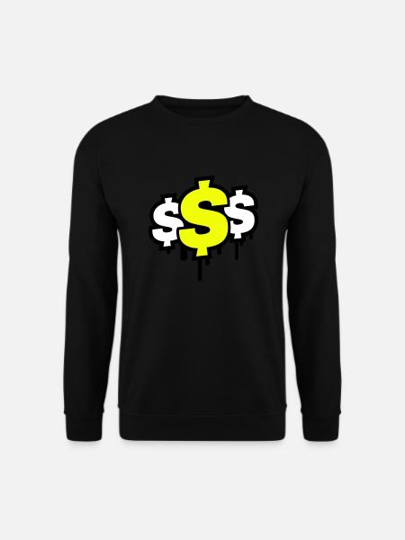 Dollar Symbol - Unisex Sweatshirt - black