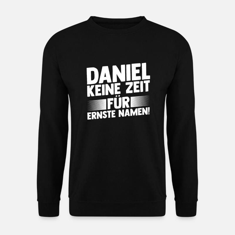First name Daniel - Unisex Sweatshirt - black
