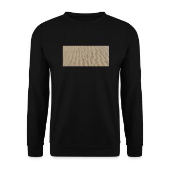 Sand horizontal - Unisex Sweatshirt - black - Front - Alina (178cm) & Michal (187cm)