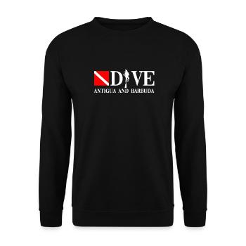Plongée - Antigua-et-Barbuda - Caraïbes - Sweat-shirt Unisexe - noir - Devant - Alina (178cm) & Michal (187cm)