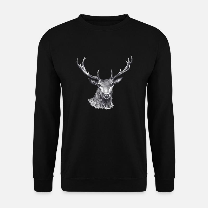 Deer - Unisex Sweatshirt - black