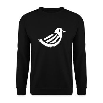 Tauben, Tauben, Tauben, Geschenk, Taubenzüchter, - Unisex Pullover - Schwarz - Vorne - Alina (178cm) & Michal (187cm)