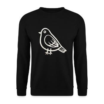 Tauben, Tauben, Tauben, Geschenk, Taubenzüchter, - Unisex Pullover - Schwarz - Vorne - Alina (178cm) & Michal (187cm)
