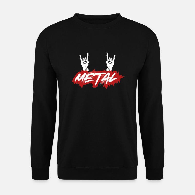 METAL - Unisex Pullover - Schwarz