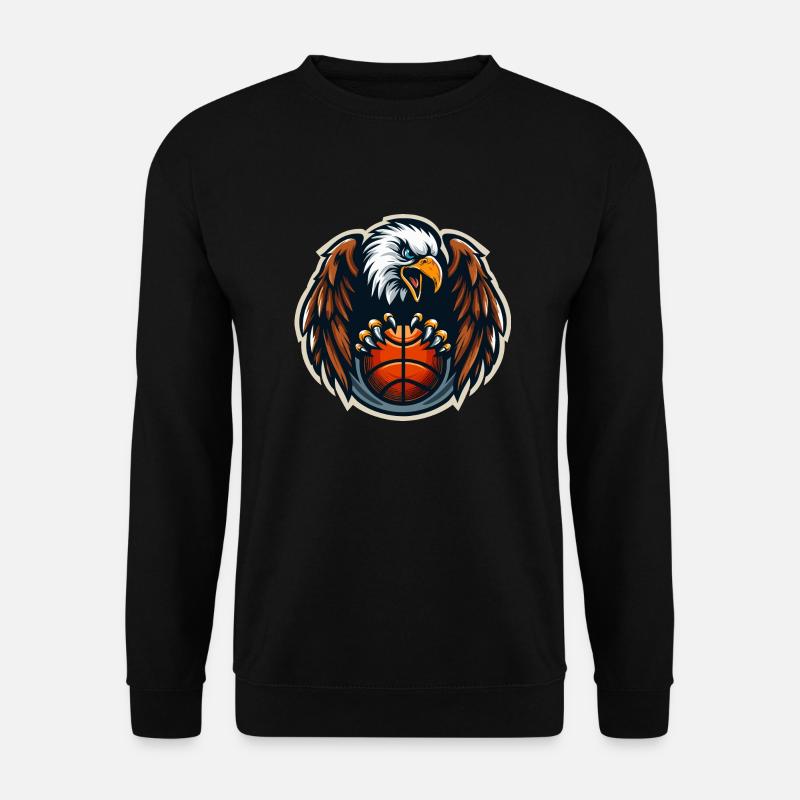 Squadra di basket Eagle - Felpa unisex - nero