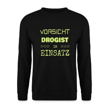 Chemist - Unisex Sweatshirt - black - Front - Alina (178cm) & Michal (187cm)