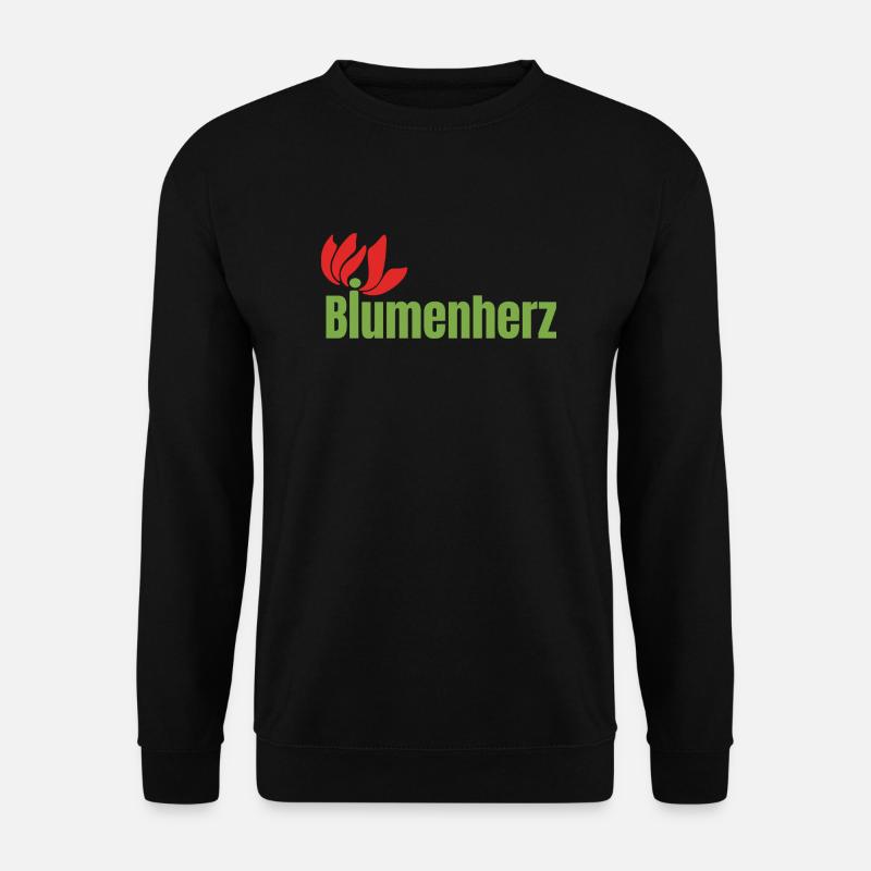 Final Logo Blumen - Unisex Pullover - Schwarz