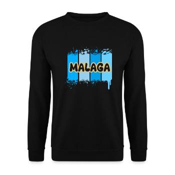 Malaga - Sweat-shirt Unisexe - noir - Devant - Alina (178cm) & Michal (187cm)