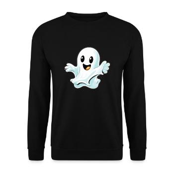Geist - Unisex Pullover - Schwarz - Vorne - Alina (178cm) & Michal (187cm)