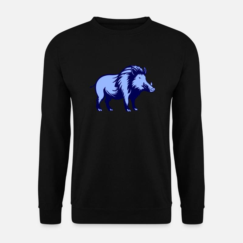 wildschwein animal - Unisex Pullover - Schwarz