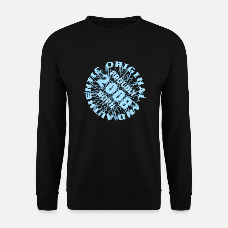 Jahr 2008 - Unisex Pullover - Schwarz